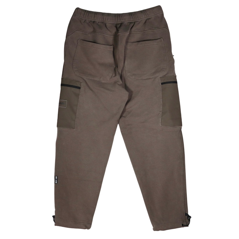 ASRV Tech-Terry Cinch Cargo Jogger Mens M Brown DSG-0736 Athletic Gym Training